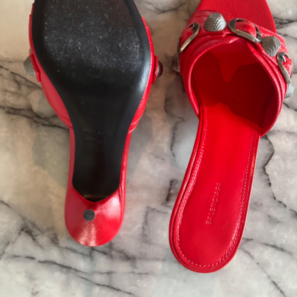 BALENCIAGA RED WOMEN SHOES - Picture 2 of 4